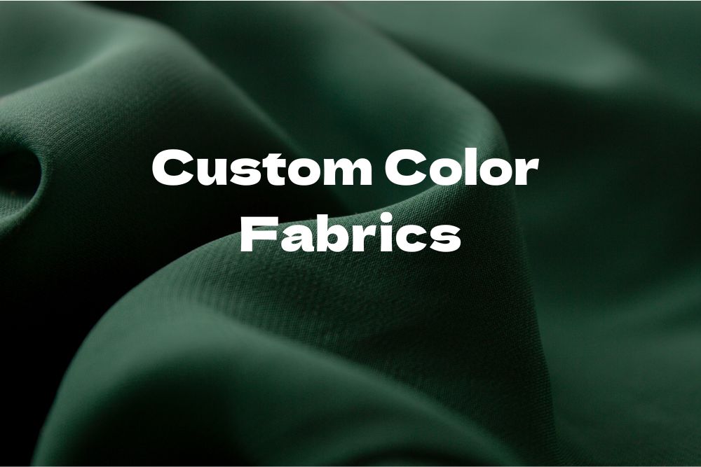 Placing a Custom Color Fabric Order