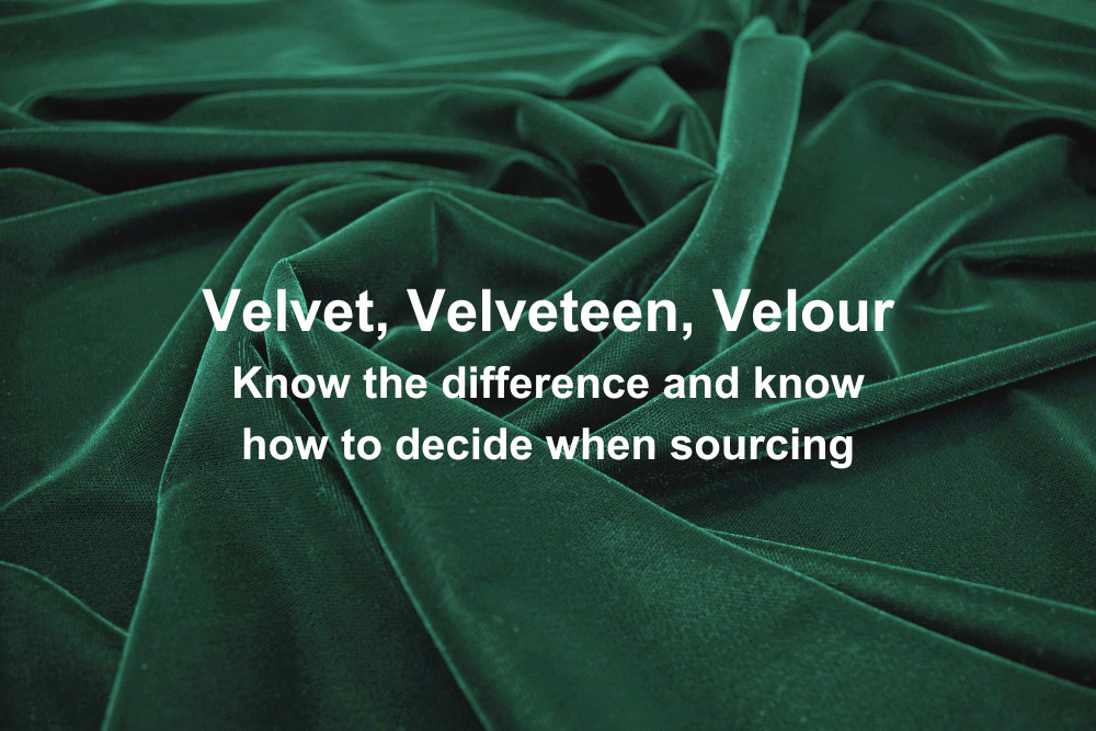 What’s the difference between Velvet, Velveteen, and Velour?